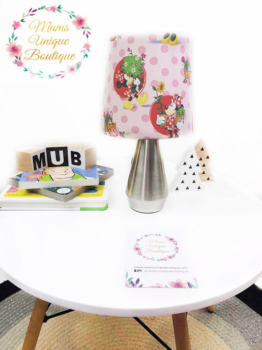 Minnie Mouse Flower Dot Touch Lamp Switch Lamp Night Light Table Lamp