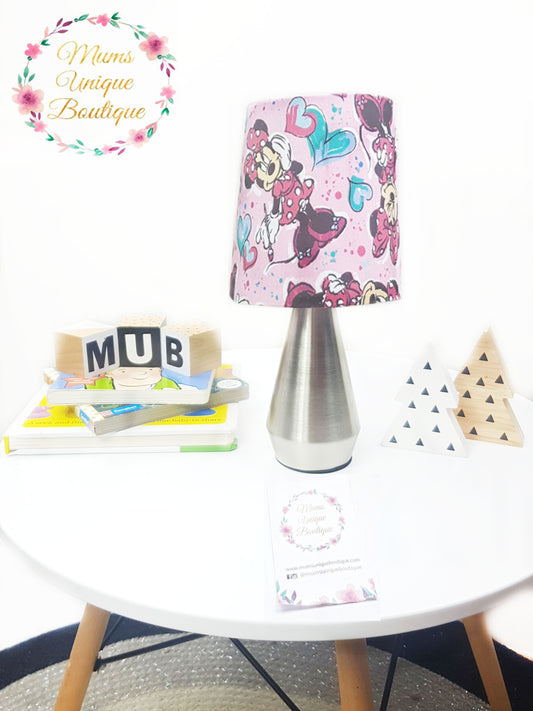 Minnie Mouse Heart Touch Lamp Switch Lamp Night Light Table Lamp