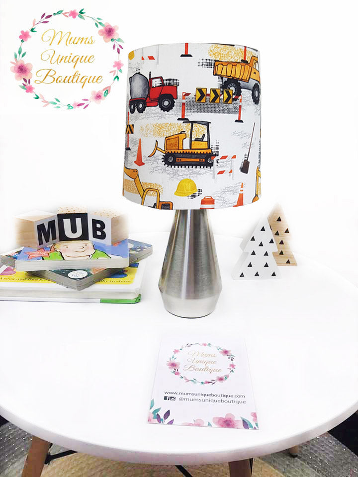 Construction Trucks Bobcat Touch Lamp Switch Lamp Night Light Table Lamp