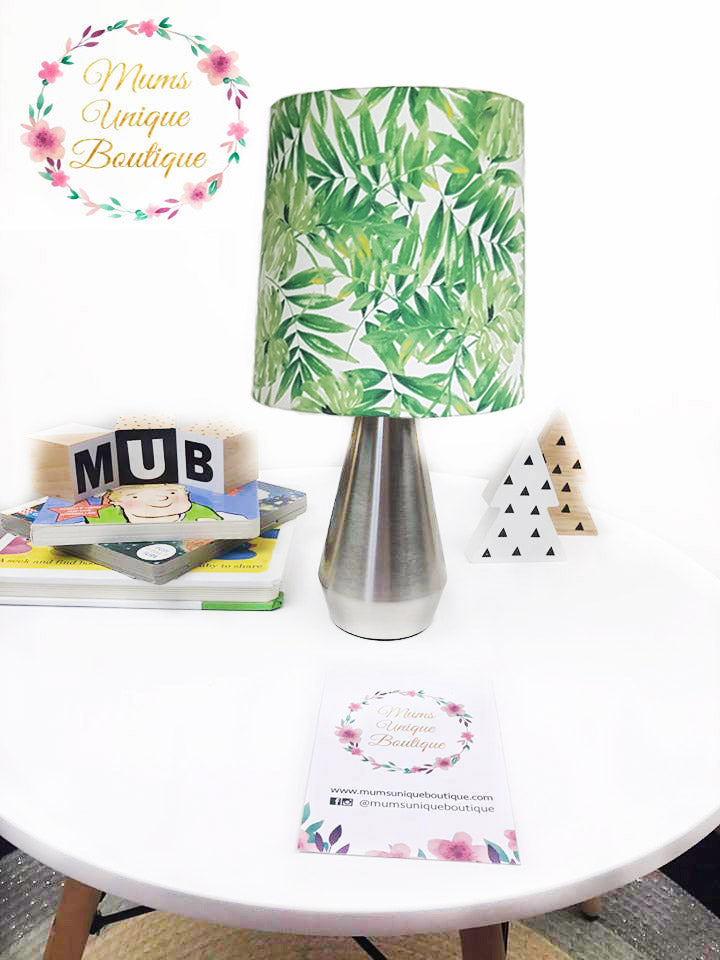 Green Leaves Forest Touch Lamp Switch Lamp Night Light Table Lamp