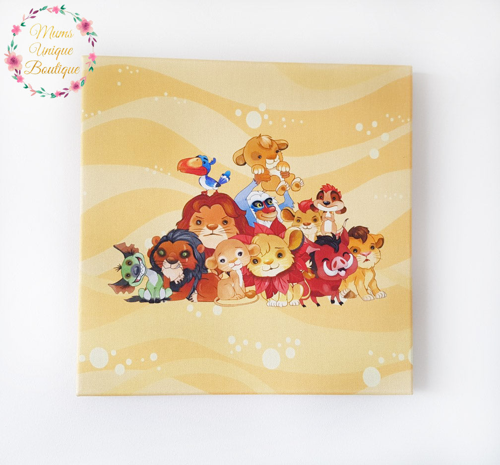 Lion King Cub Picture Canvas