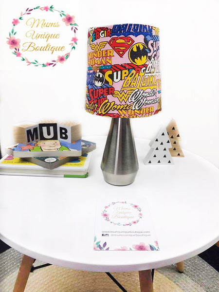 Girl Superheroes Touch Lamp Switch Lamp Night Light Table Lamp