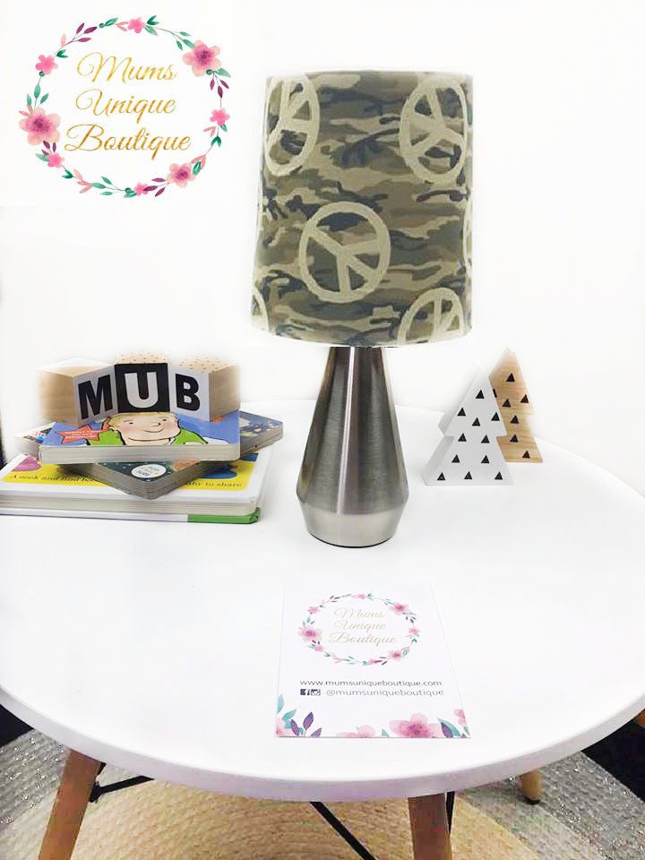 Camouflage Peace Touch Lamp Switch Lamp Night Light Table Lamp