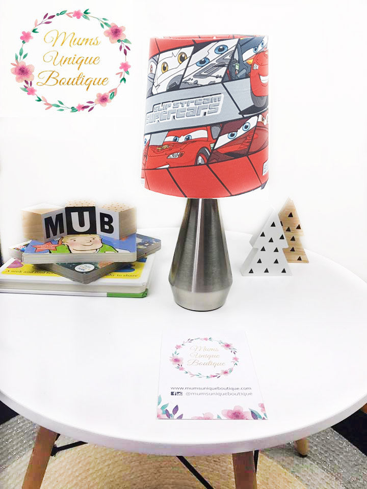 Cars Lightning Mcqueen Touch Lamp Switch Lamp Night Light Table Lamp