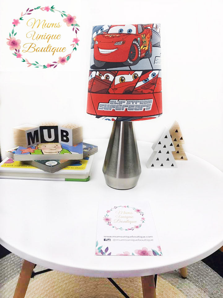 Cars Lightning Mcqueen Touch Lamp Switch Lamp Night Light Table Lamp