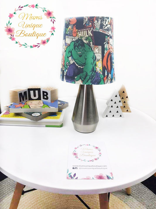 Comic Collage Marvel Avengers Touch Lamp Switch Lamp Night Light Table Lamp