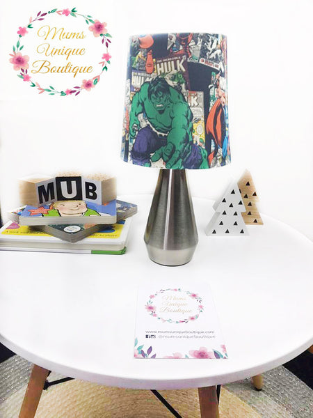 Comic Collage Marvel Avengers Touch Lamp Switch Lamp Night Light Table Lamp