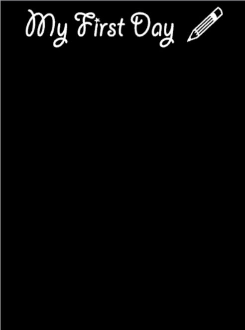 First Day of School/Daycare Dots Chalk Board with Ruler - Custom Order