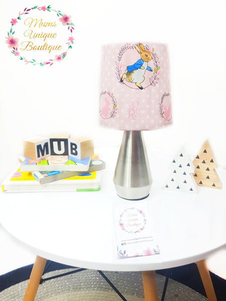 Pink Peter Rabbit Touch Lamp Switch Lamp Night Light Table Lamp