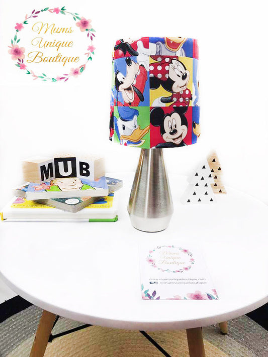 Mickey Mouse and Friends Collage Touch Lamp Switch Lamp Night Light Table Lamp